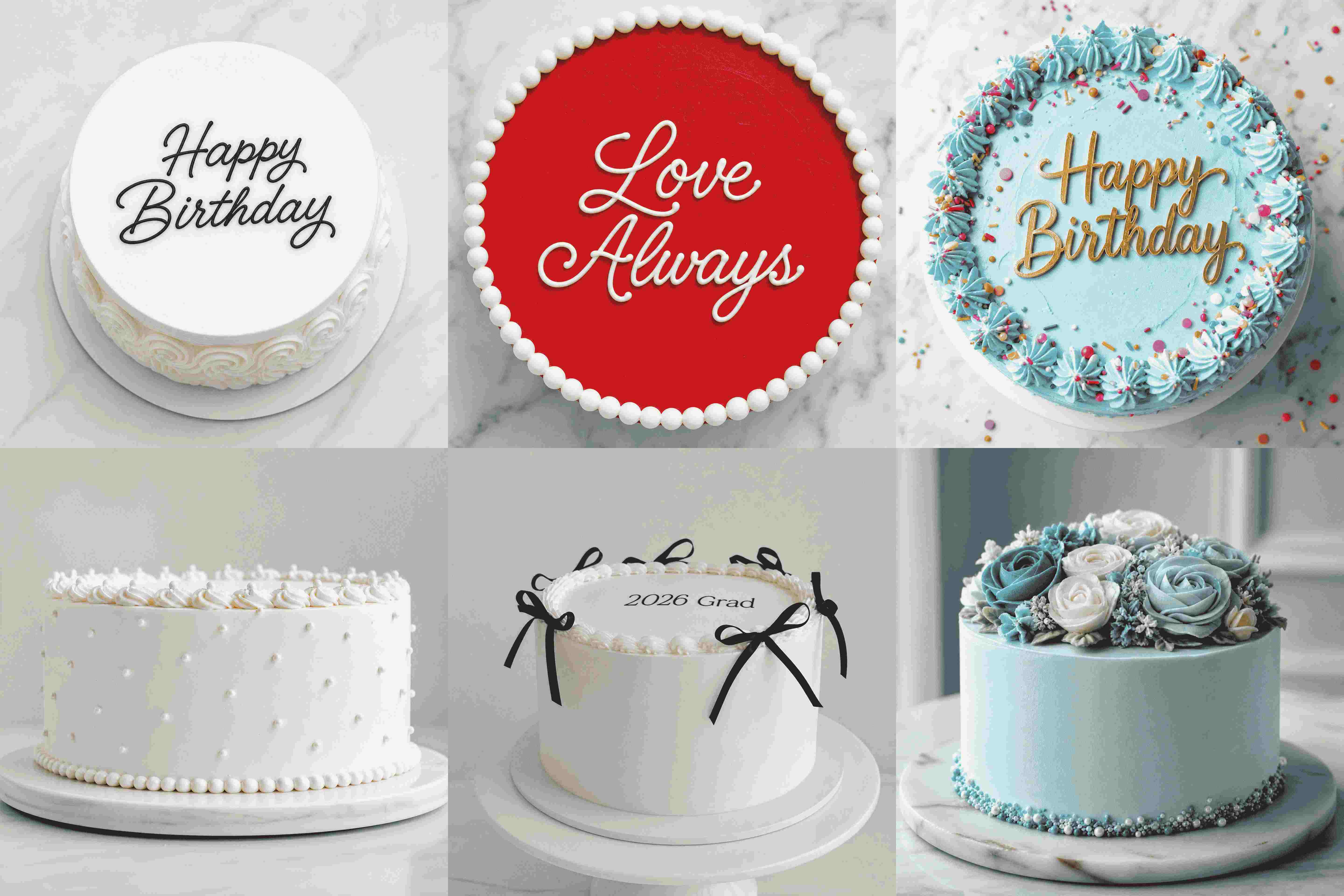 Order Birthday Cakes in Toronto Canada from Baqers
