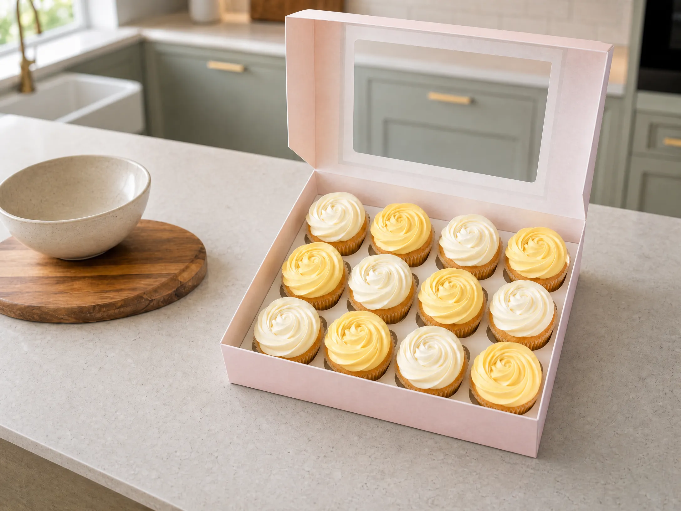 Cream Cupcakes Box of 12